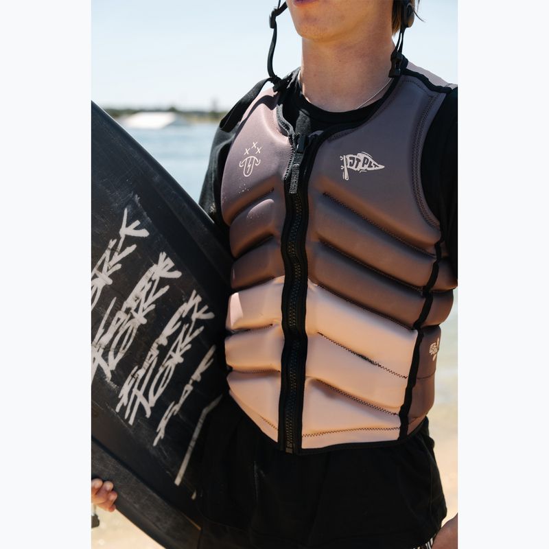 Gilet protettivo da uomo Jetpilot X1 F/E Eco Heatley brown 4