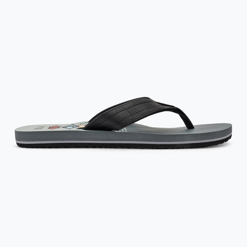 Infradito Rip Curl Ripper Open Toe da uomo nero/grigio 2