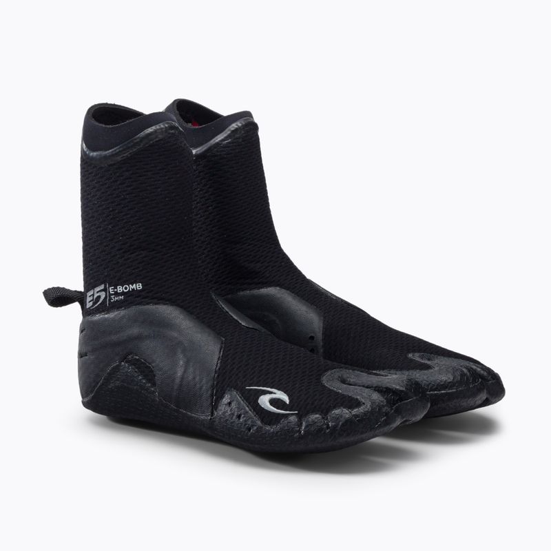 Rip Curl E Bomb 3 mm S/Toe stivale in neoprene nero 5