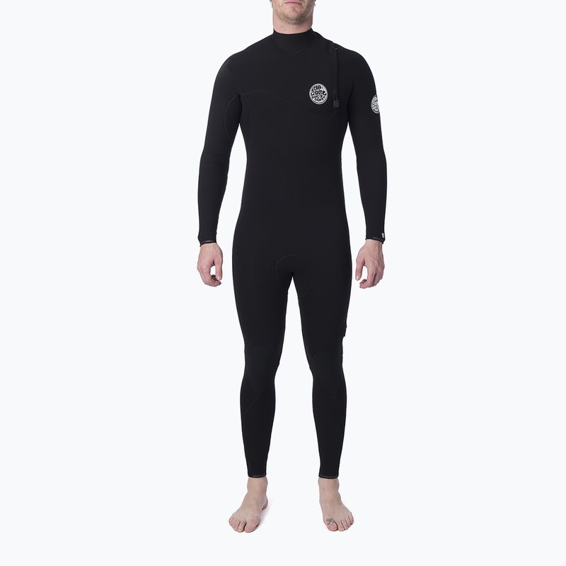Uomo Rip Curl E Bomb 4/3 mm GB Z/Free nero schiuma nuoto