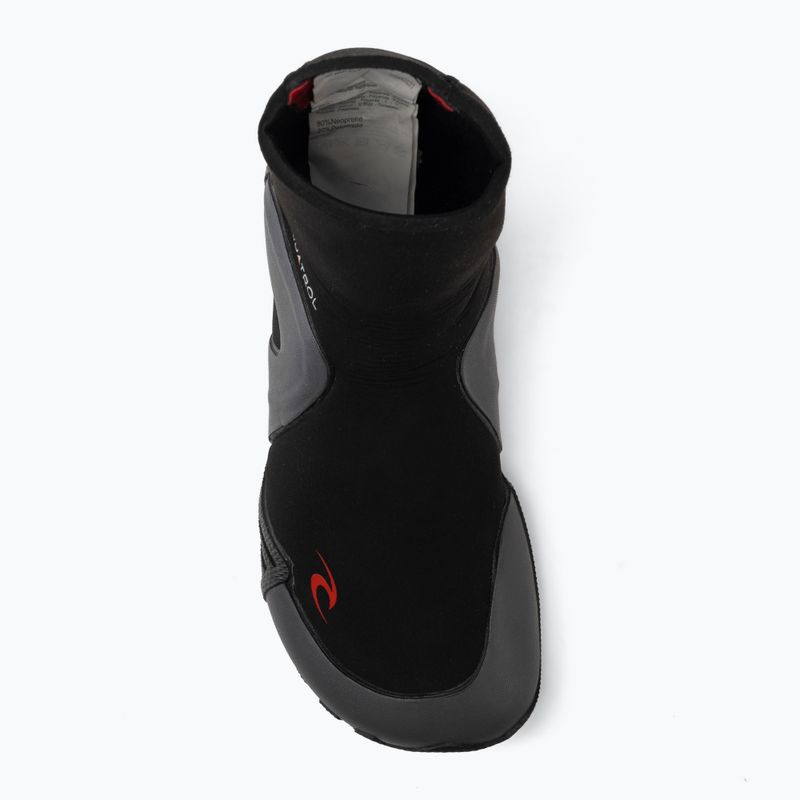 Scarpe in neoprene da uomo Rip Curl Dawn Patrol 5 mm Round Toe black 6
