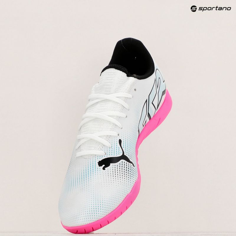 PUMA Future 7 Play IT scarpe da calcio puma bianco/puma nero/rosa 9