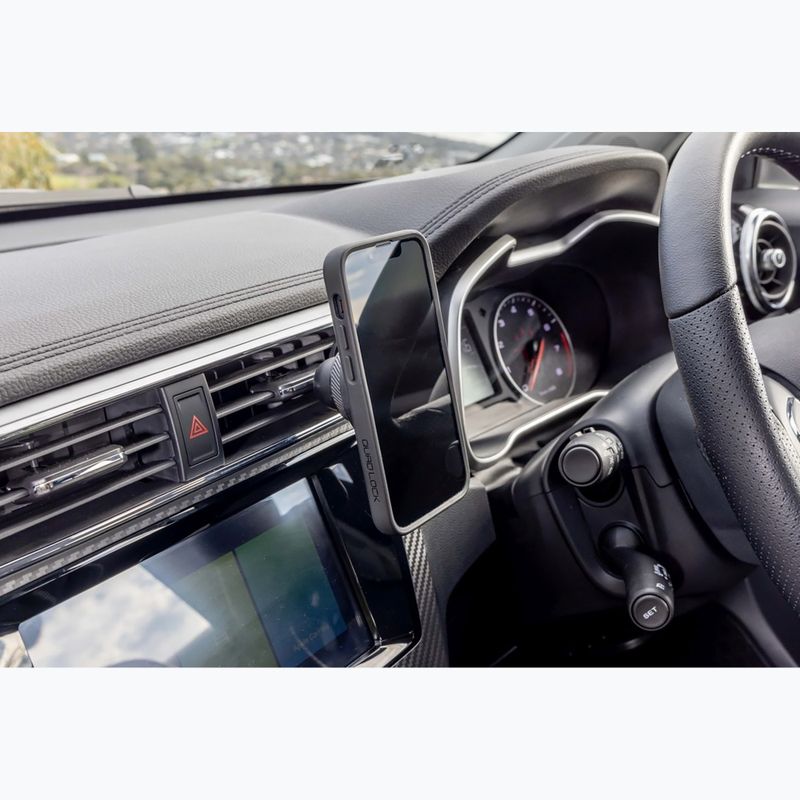 Custodia originale Quad Lock per iPhone 15 nero 4