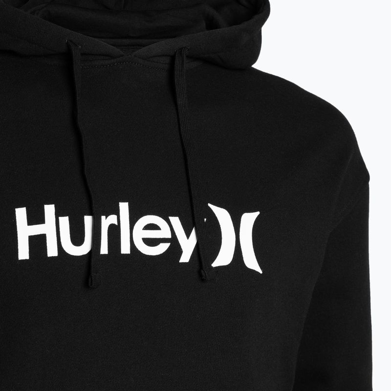 Felpa Hurley da uomo O&O Solid Core nero 3