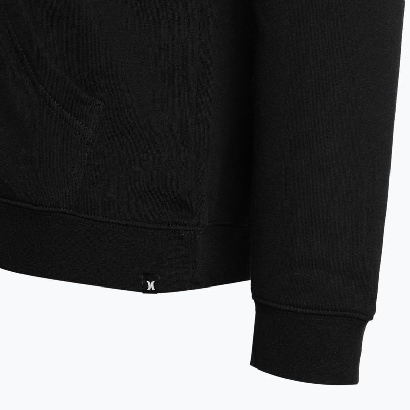 Felpa Hurley da uomo O&O Solid Core nero 4