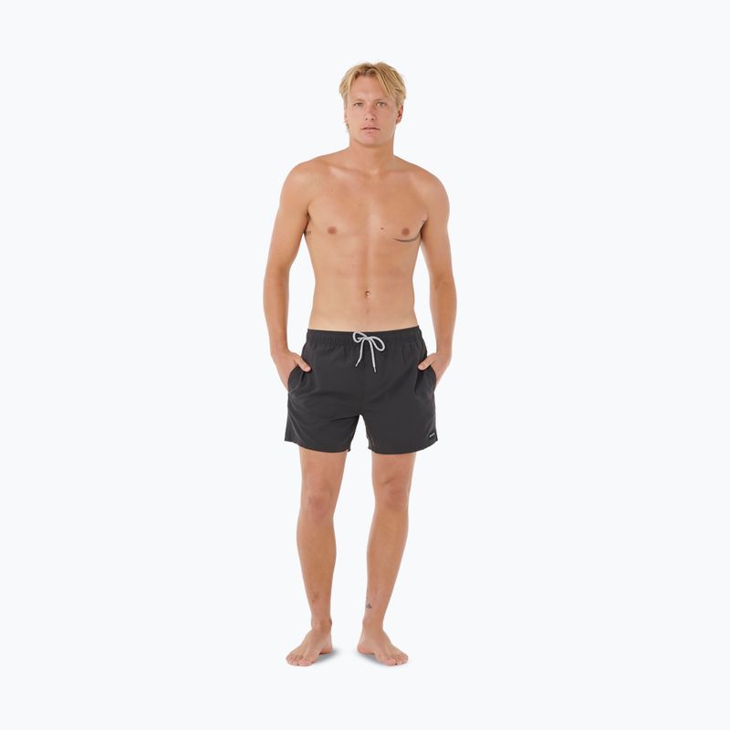 Pantaloncini da bagno Rip Curl Offset Volley da uomo, nero 2