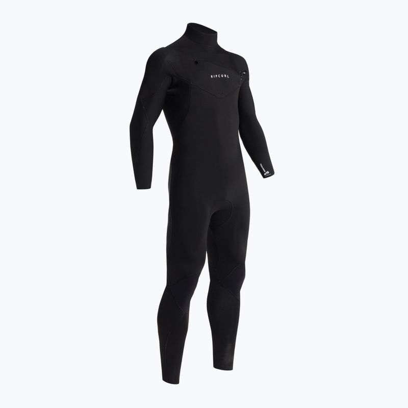 Muta Rip Curl Dawn Patrol 5/3 mm GB C/Zip nera da uomo