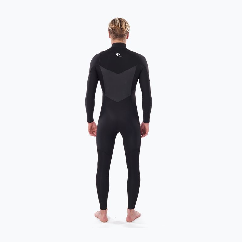 Rip Curl Dawn Patrol Perf 5/3 mm C/Zip nera da uomo 3