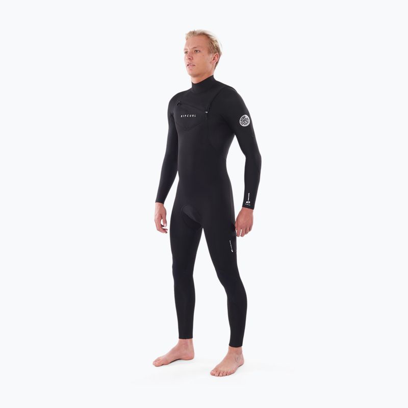 Muta Rip Curl Dawn Patrol Perf 4/3 mm GB C/Zip nera da uomo 2