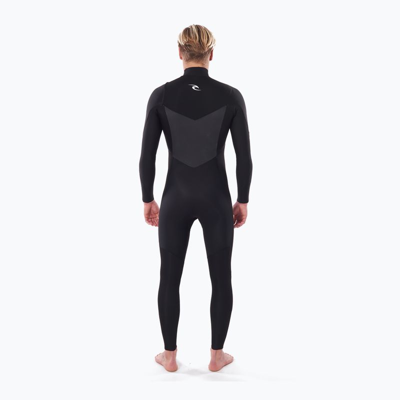 Muta Rip Curl Dawn Patrol Perf 3/2 mm GB C/Zip nera da uomo 2