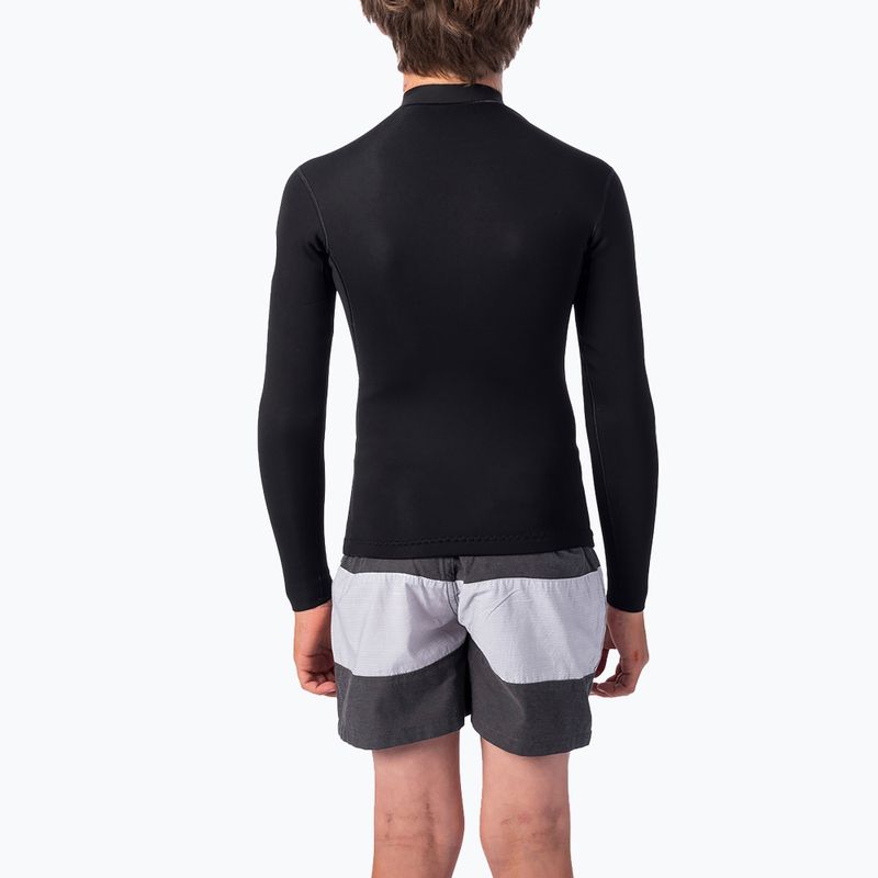 Rip Curl Dawn Patrol L/SL Neoprene Jkt bambino nero 2