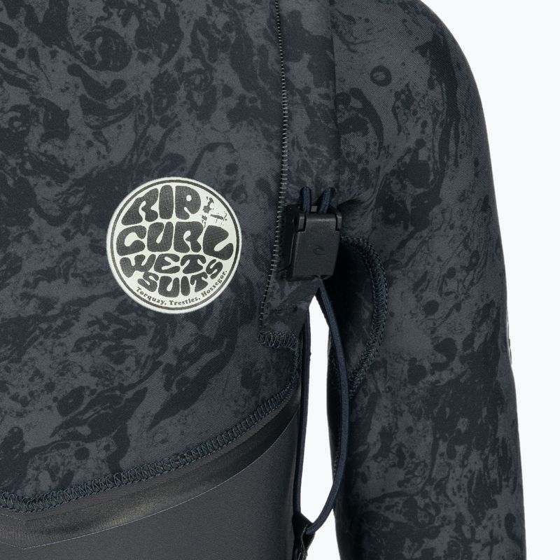Rip Curl E Bomb 3/2 mm GB Z/F Soc grigio antracite muta da bambino 3