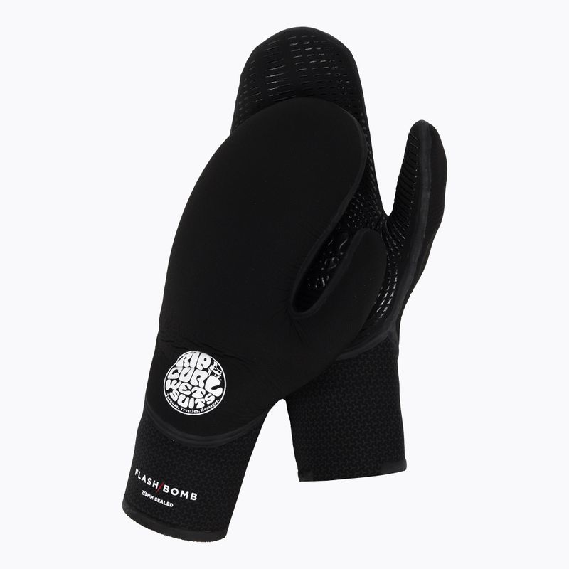 Guanti Rip Curl Flashbomb da uomo in neoprene 7/5 mm nero