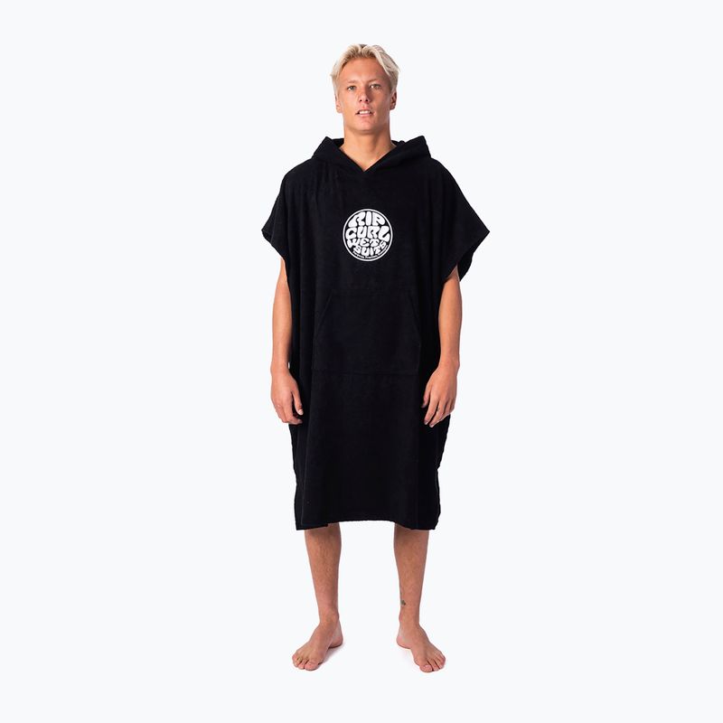 Poncho Rip Curl Icons nero da uomo