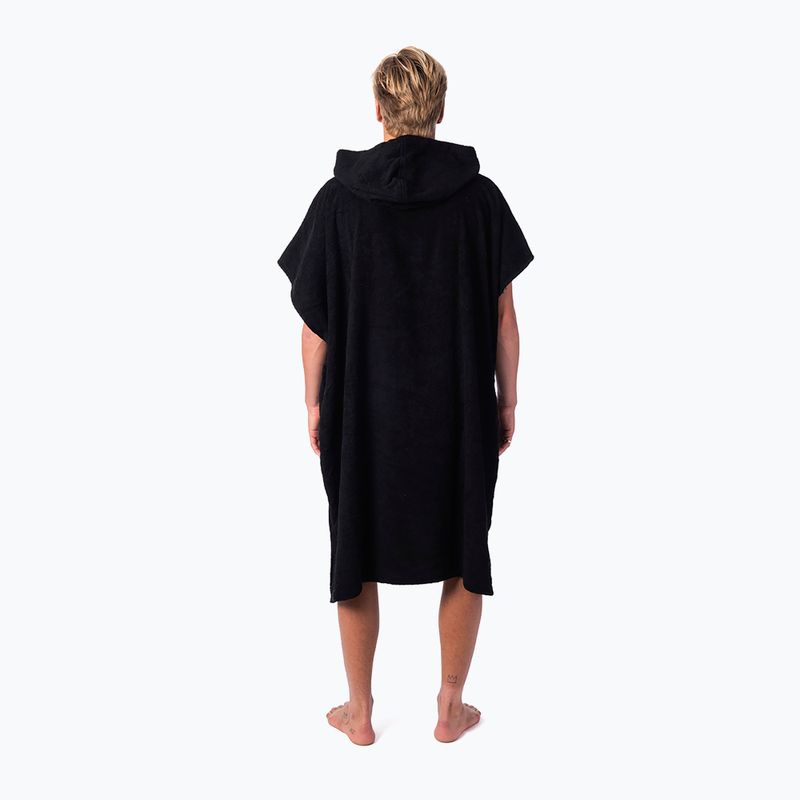 Poncho Rip Curl Icons nero da uomo 2