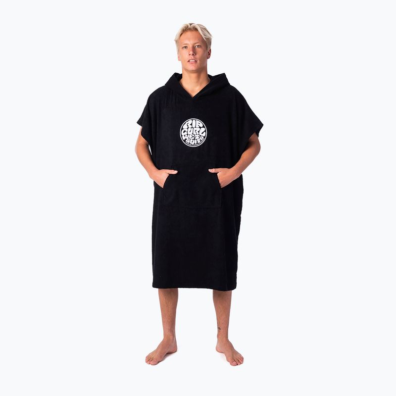 Poncho Rip Curl Icons nero da uomo 3