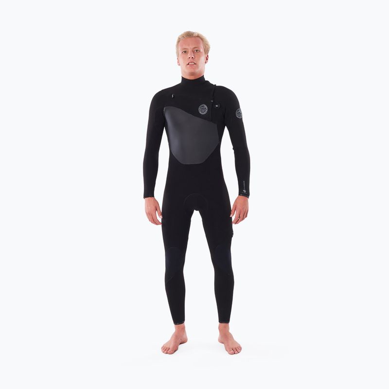 Rip Curl Flashbomb 4/3 mm C/Zip nera da uomo