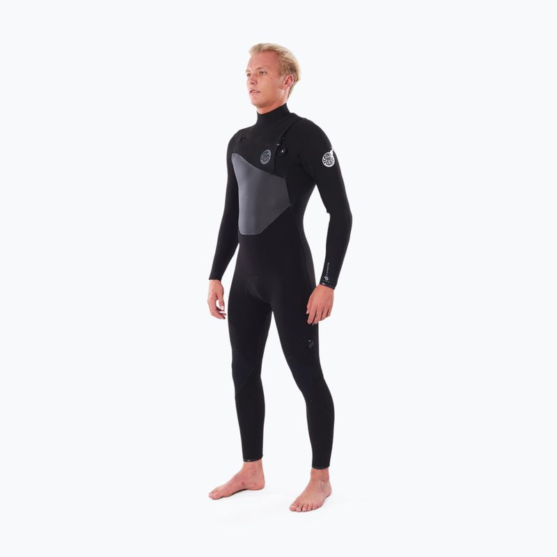 Rip Curl Flashbomb 4/3 mm C/Zip nera da uomo 2