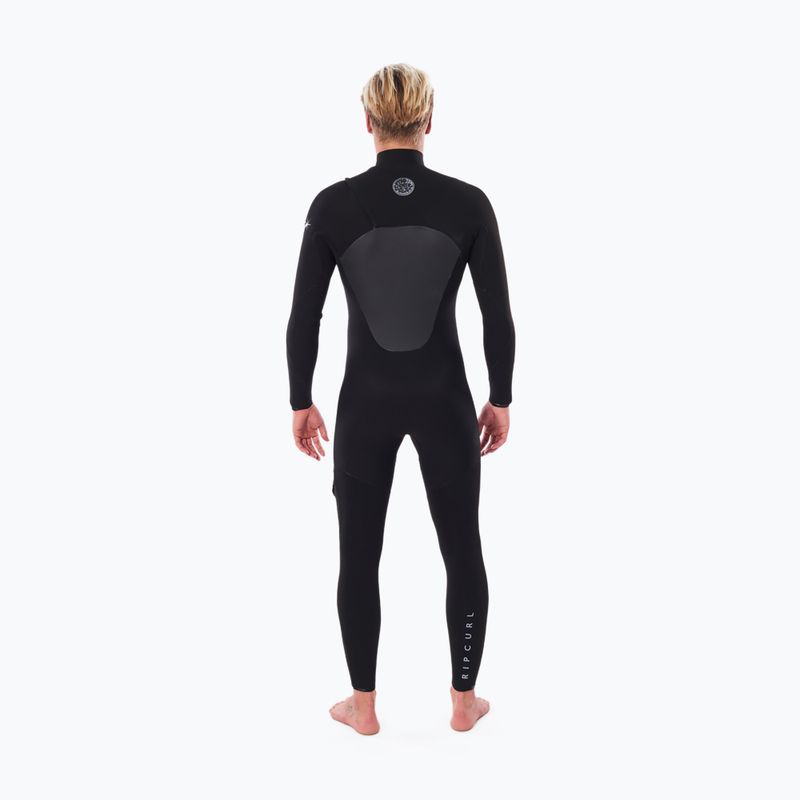 Rip Curl Flashbomb 4/3 mm C/Zip nera da uomo 3