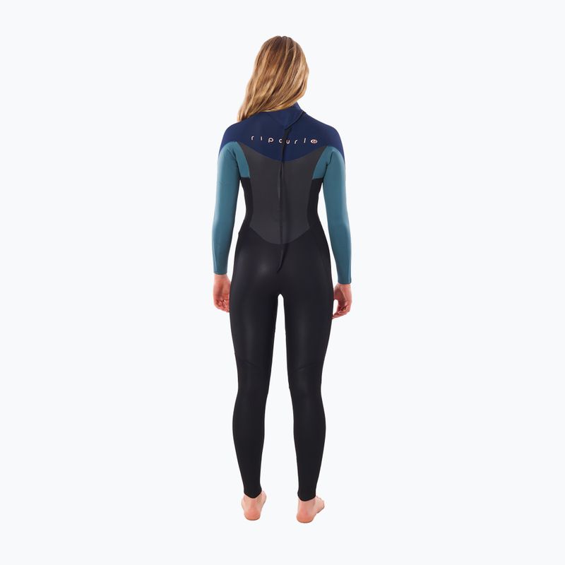 Muta Rip Curl Omega 3/2 mm GB Steamer verde da donna 8