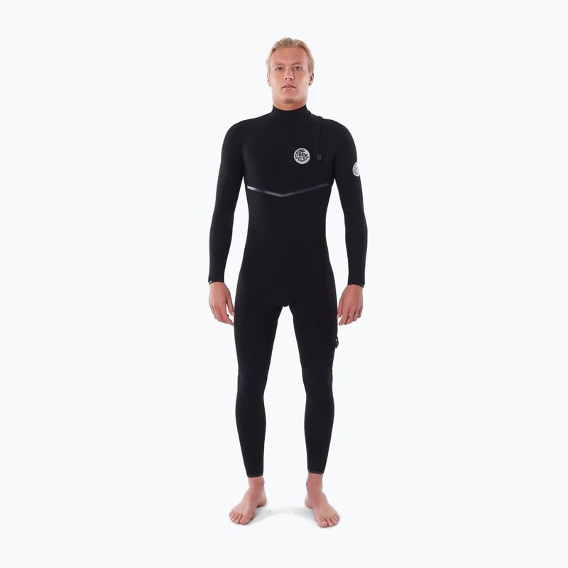 Rip Curl E Bomb 4/3 mm GB Z/Free 90 nero costumi da bagno da uomo 8