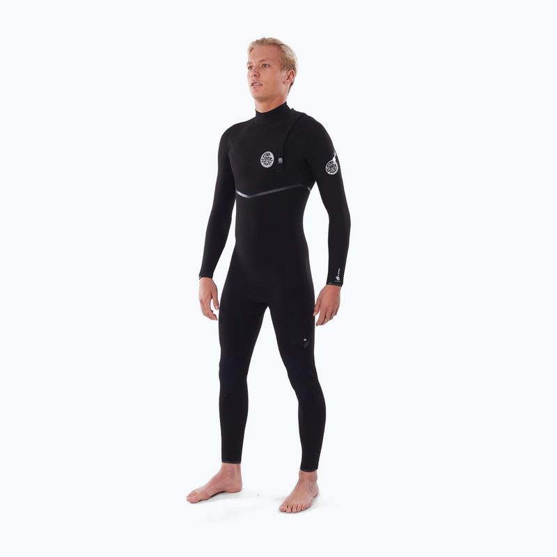 Rip Curl E Bomb 4/3 mm GB Z/Free 90 nero costumi da bagno da uomo 9