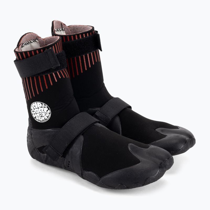 Rip Curl Flashbomb 3 mm scarpe in neoprene Hid.Split/Toe nero 5