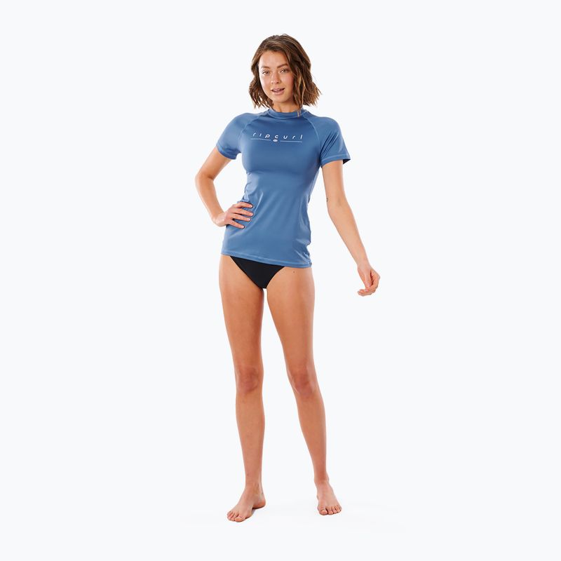 Camicia da bagno Rip Curl donna Golden Rays UV blu medio 2
