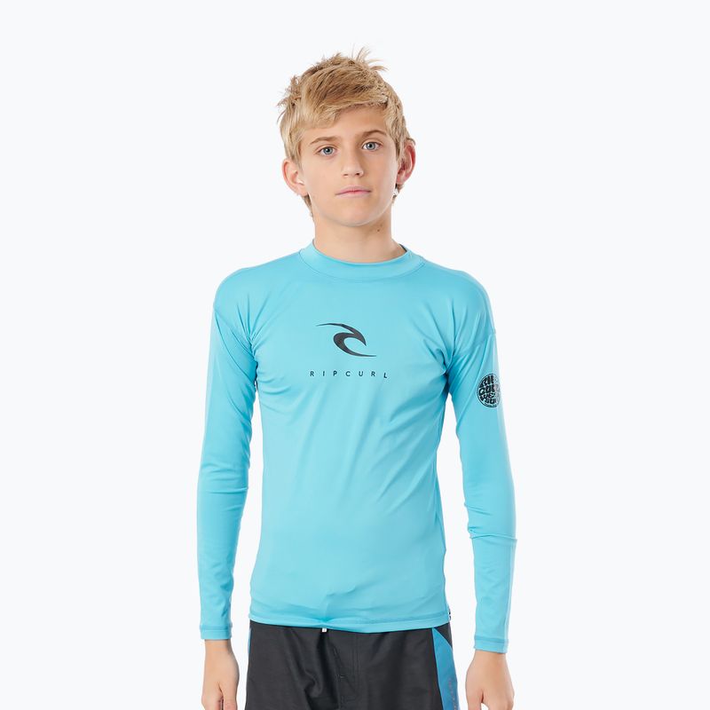 Rip Curl Corp LSL UV blu manica lunga da nuoto per bambini
