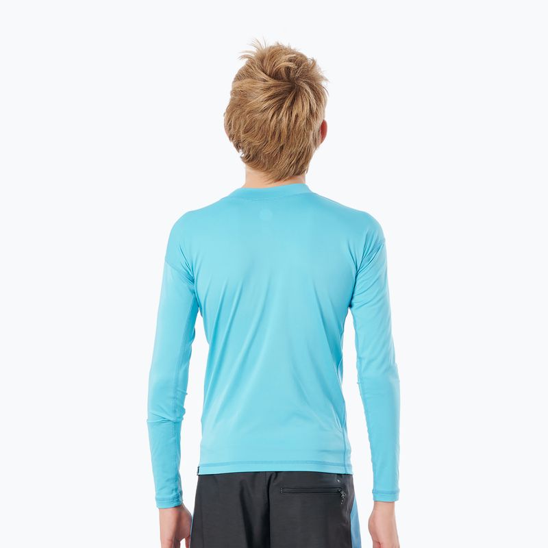 Rip Curl Corp LSL UV blu manica lunga da nuoto per bambini 2