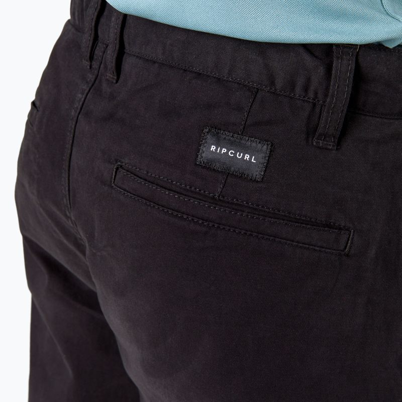 Pantaloncini da trekking Rip Curl Travellers Walkshort neri da uomo 4