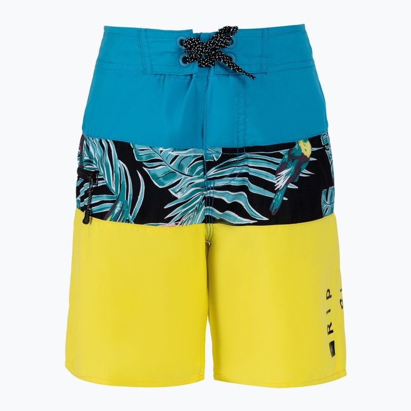 Pantaloncini da bagno Rip Curl per bambini Undertow verde acqua