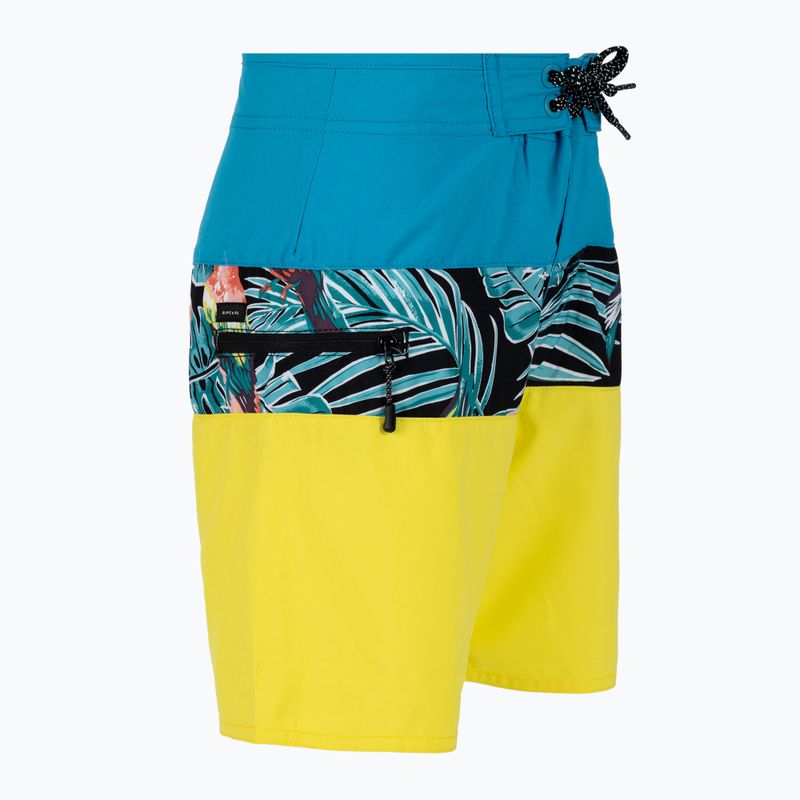 Pantaloncini da bagno Rip Curl per bambini Undertow verde acqua 3