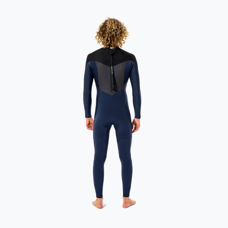 Muta Rip Curl Dawn Patrol 3/2 mm GB B/Zip navy da uomo 2