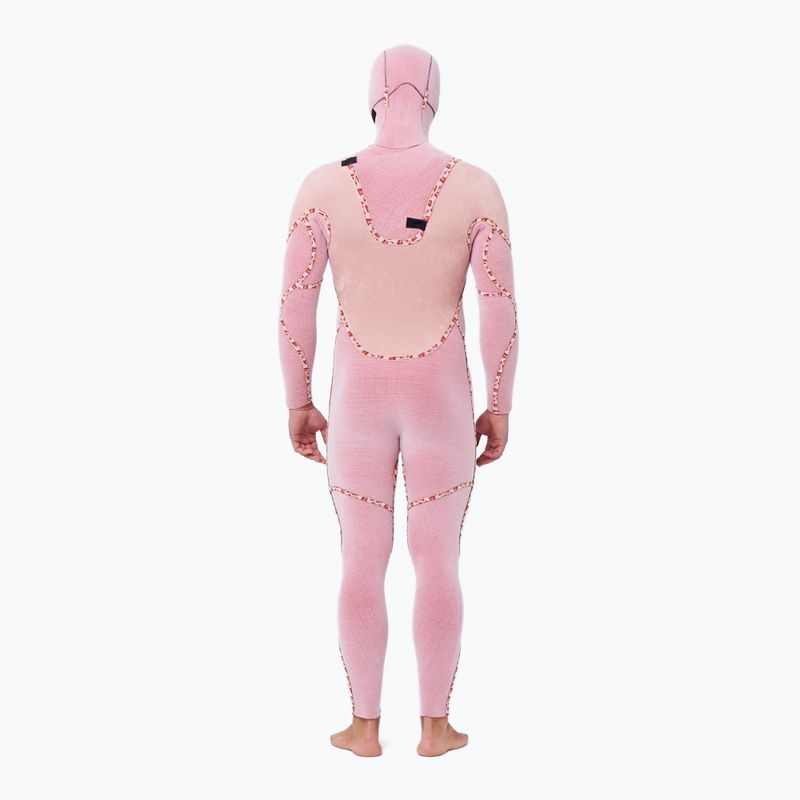 Muta da uomo Rip Curl Flashbomb Heatseeker 5/4mm Hooded Zip Free black 5