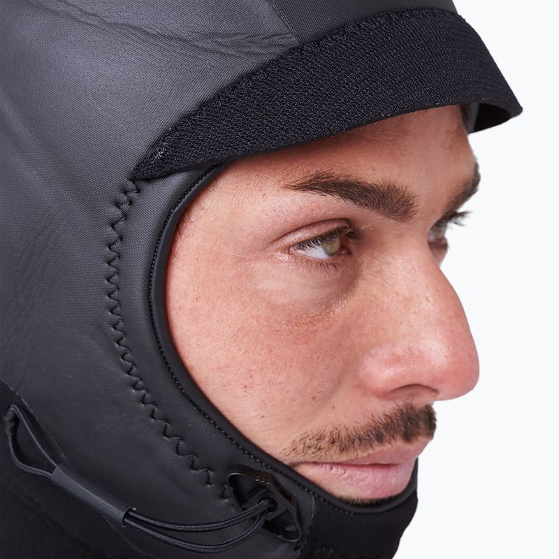 Muta da uomo Rip Curl Flashbomb Heatseeker 5/4mm Hooded Zip Free black 8