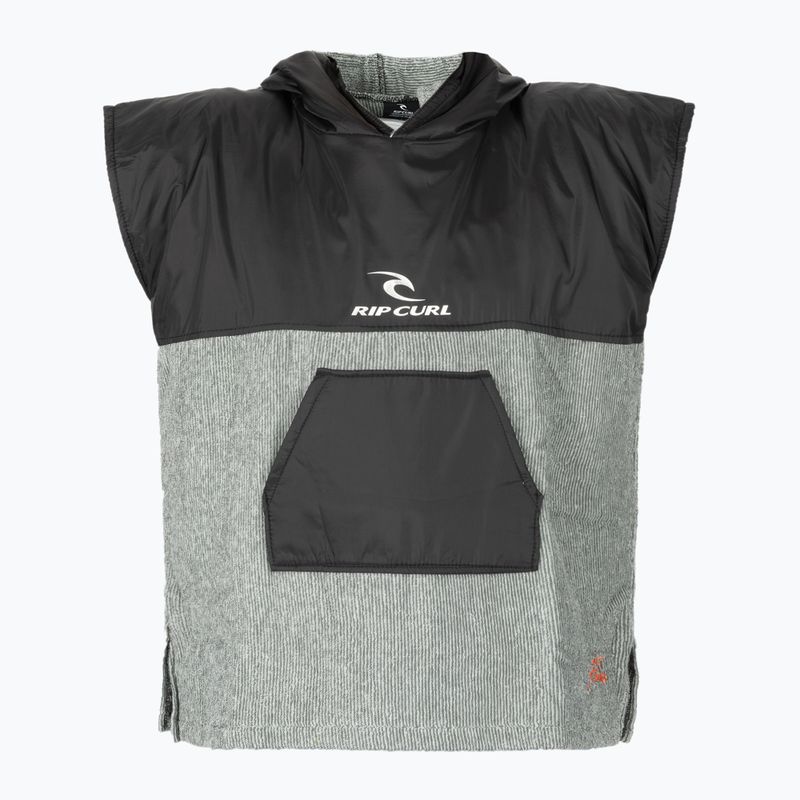 Poncho Rip Curl per bambini Anti-Series nero/grigio