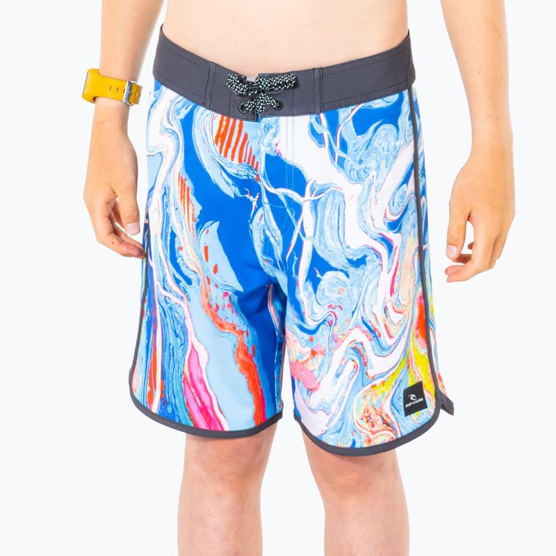 Pantaloncini da bagno Rip Curl Mirage Resinate blu profondo per bambini