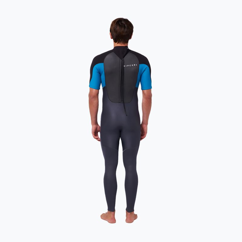 Rip Curl Omega 2/2 mm ES SS/L B/Zip blu da uomo 2