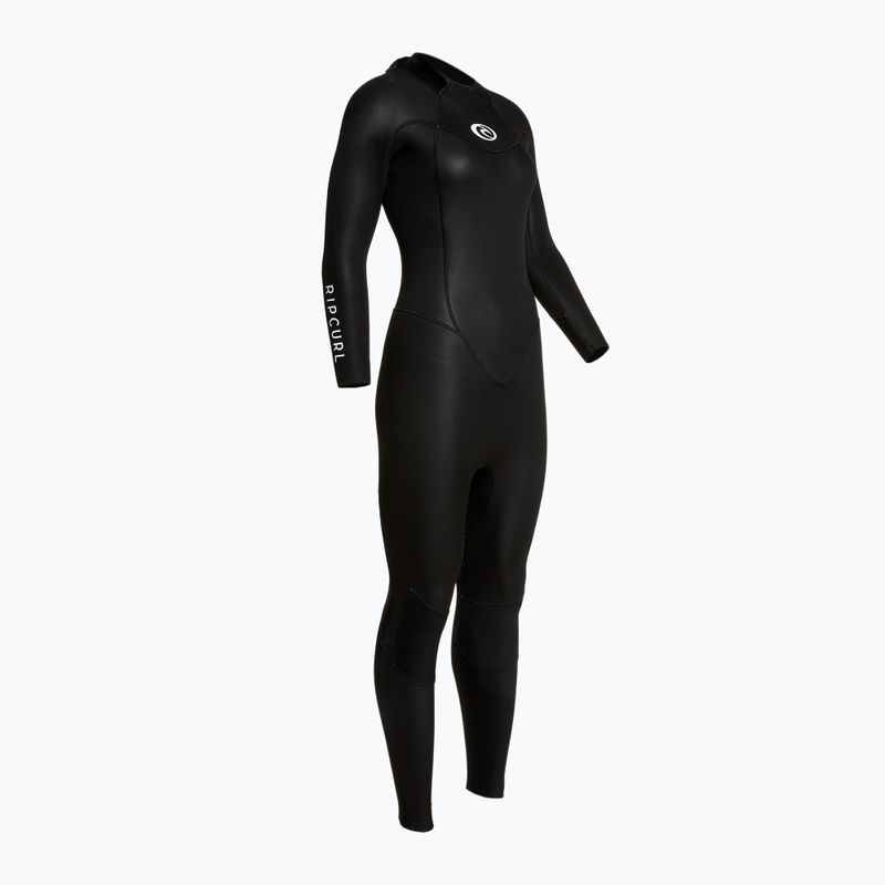 Muta Rip Curl Freelite 4/3 mm GB BZ Steamer nera da donna