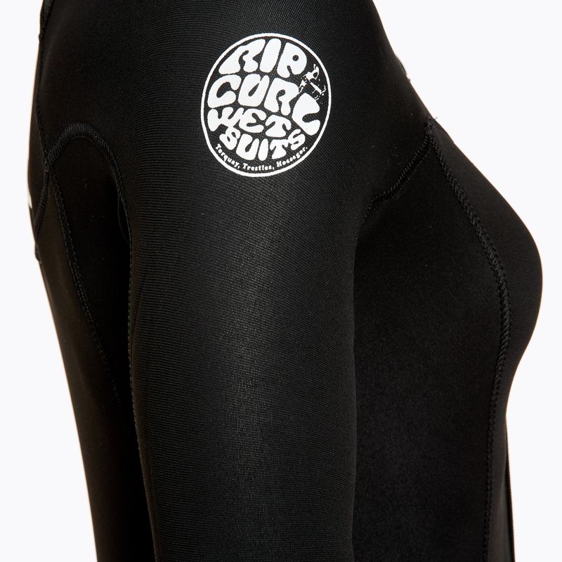 Muta Rip Curl Freelite 4/3 mm GB BZ Steamer nera da donna 6