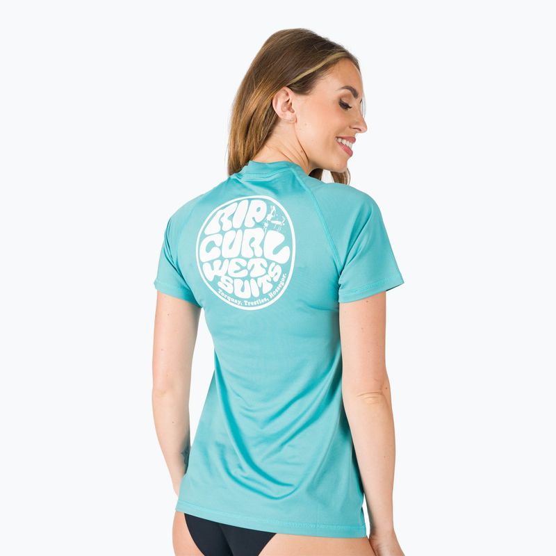Camicia da bagno Rip Curl da donna Icon UV aqua 3