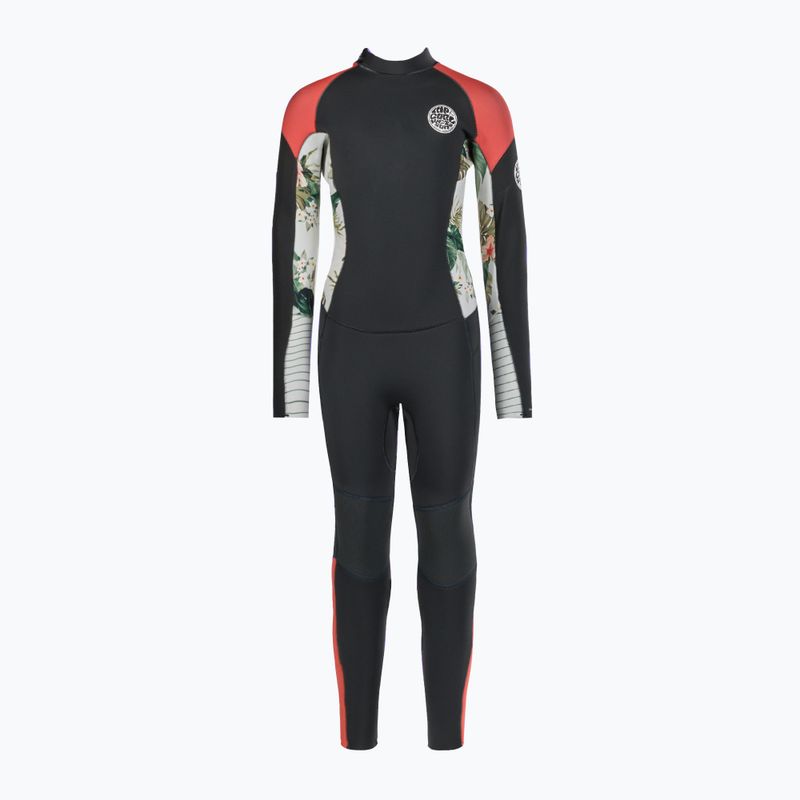Rip Curl Dawn Patrol 3/2 mm ES B/Zip charcoal schiuma da nuoto per bambini 2