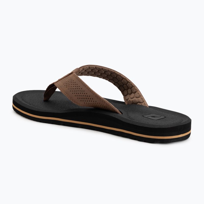 Infradito da uomo Rip Curl Chiba Open Toe brown/black 3