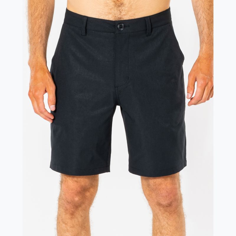 Pantaloncini Rip Curl Boardwalk Oceanside da uomo, nero 4