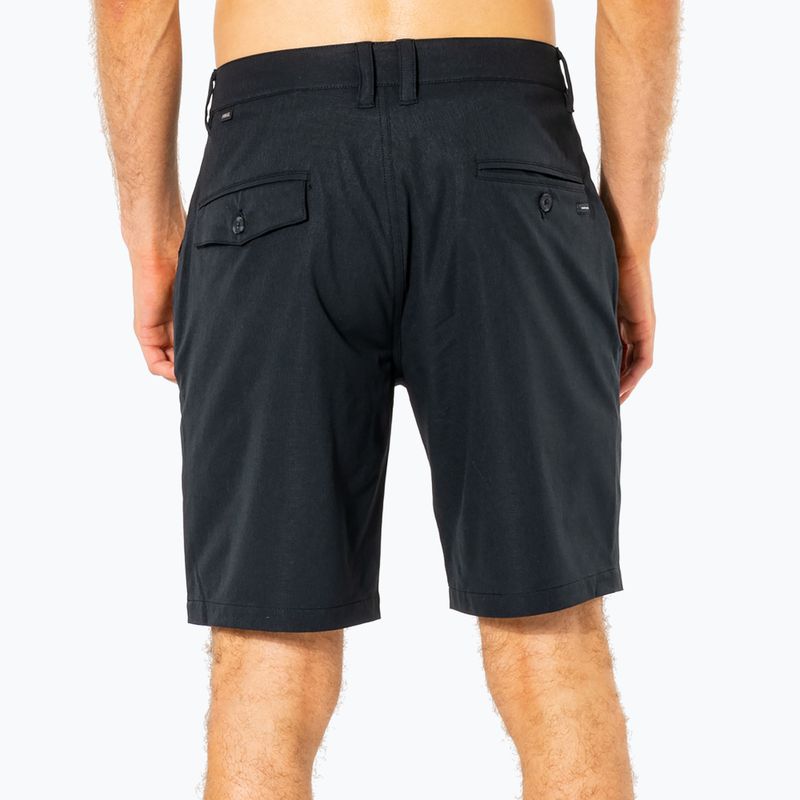 Pantaloncini Rip Curl Boardwalk Oceanside da uomo, nero 3