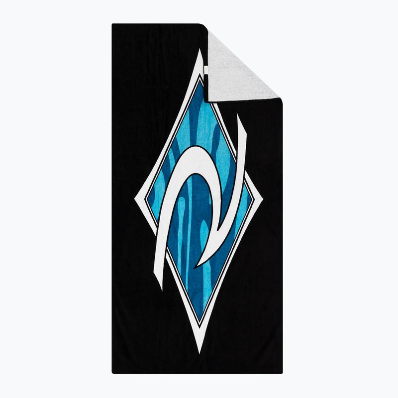 Asciugamano Rip Curl Icons nero/blu