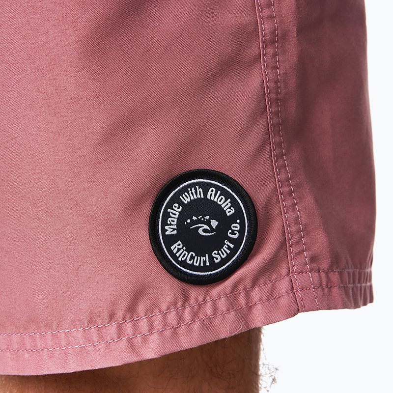 Pantaloncini da bagno Rip Curl Easy Living Volley da uomo, marrone 5