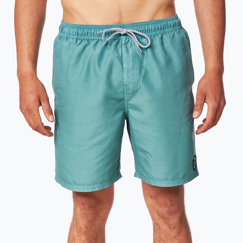 Pantaloncini da bagno Rip Curl Easy Living Volley verde scuro da uomo