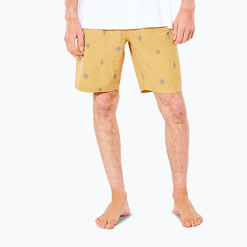 Pantaloncini Rip Curl Boardwalk SWC da uomo giallo vintage